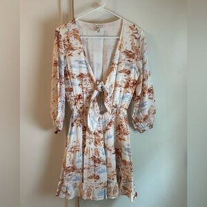 L Space Stay Golden Cover-Up Mini Dress